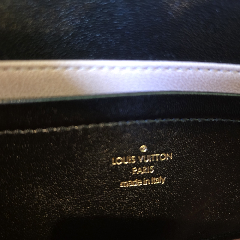 Louis Vuitton Pochette Coussin Black Leather Crossbody Bag - Picture 7 of 10